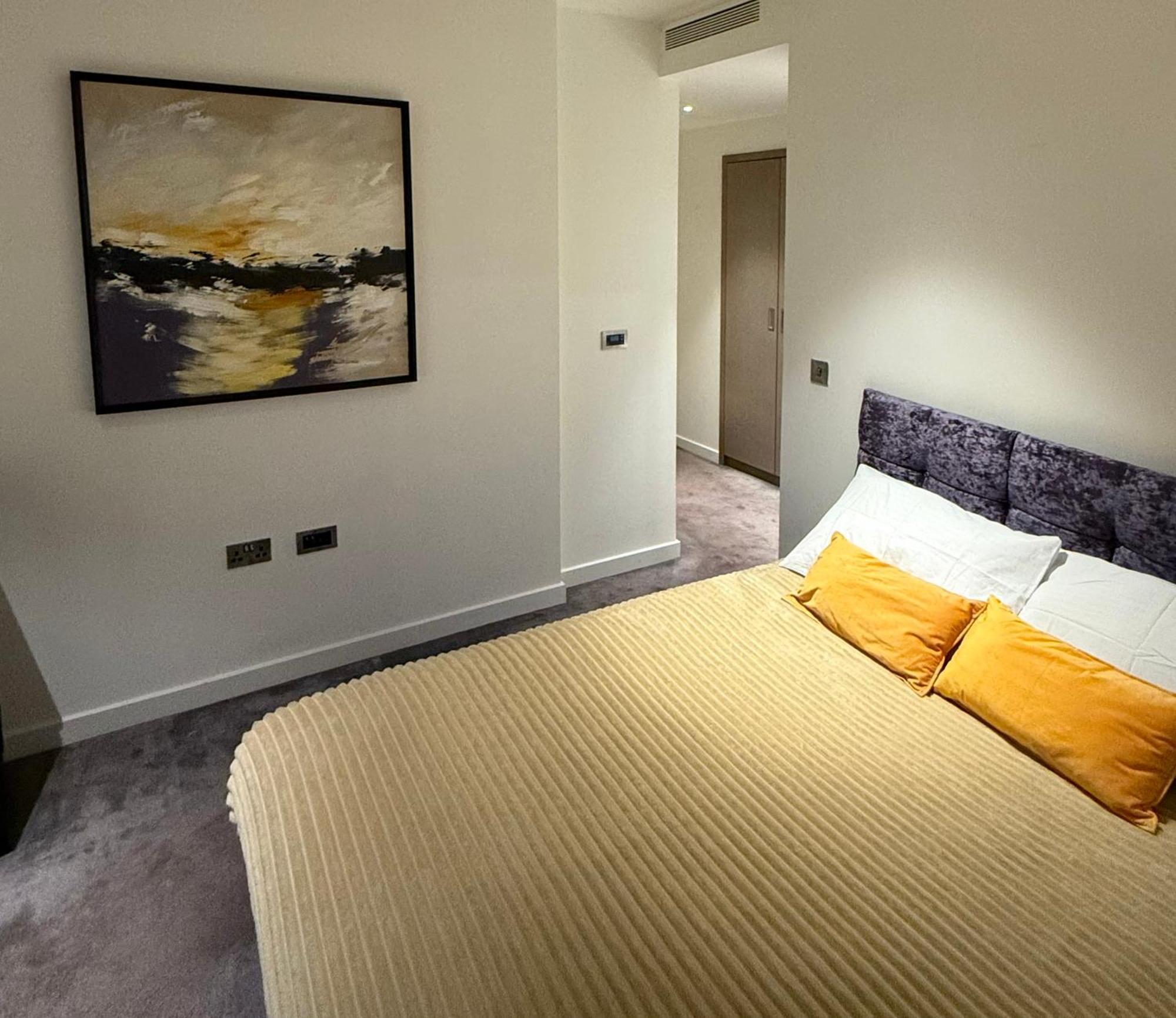 Luxury Modern 2 Bed Flat With Balcony And City View - Canary Wharf City Center London Exterior photo